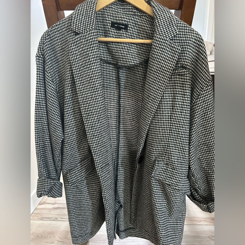 Mittoshop Monochrome Houndstooth Jacket